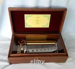 72 note Choise From 10 Pieces Music Box Walnut ORPHEUS Sankyo For Gift/Memento