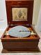 Antique 19th C. Regina Victorian Mahogany Table Top Music Box -plays 15.5 Discs