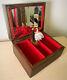 Antique Couple Dancing Wooden Swiss Music Jewelry Box Song Oh My Papa