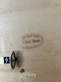 Brenda Burke Wood Works Made By Art Decor Italy Princess Diana Music Box