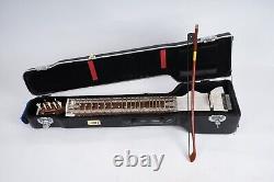 Dilruba Musical Instrument Classical Tun Wood Professional String With Hard Case
