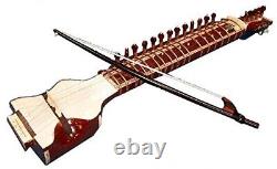 Dilruba Musical Instrument Classical Tun Wood Professional String With Hard Case