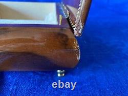 Ercolano Fur Elise, musical jewelry box, Lisa's Garden, made in Italy, damaged