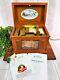 Mr. Christmas Music In Motion 15 Songs Electric Wooden Music Box Vtg See Video