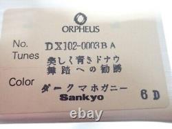 ORPHEUS SANKYO 50 note wood Music Box The Blue Danube & Invitation to the Mint