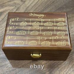 Original design, classic and elegant sheet music box, sankyo 23 notes memory