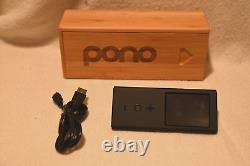 Pono Music Pono Player Portable Hi Res Music Player Black With Wood Pono Box