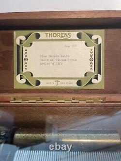 Thorens 50 Note Music Box. Blue Danube, Vienna Woods & Artist's Life. SEE VIDEO
