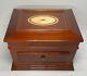 Vtg 2003 Fsg Four Star Group Wood 3 Disc Electric Music Box With Photo Frame Lid