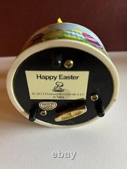 Vintage Peanuts Snoopy Happy Easter Wooden Music Box
