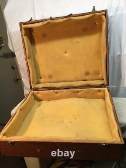 Vintage Wood Musical Instrument Carry Case Box Table Top The Country Men Musical