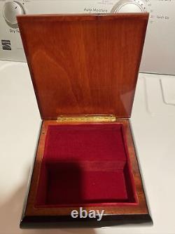 Vintage wood phantom of the opera musical jewelry box Broadway