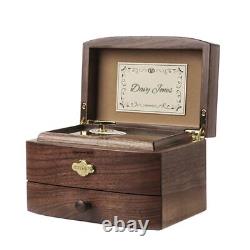 Wooden Music Box Rhymes High-end Collectible Musical Boxs Gifts for