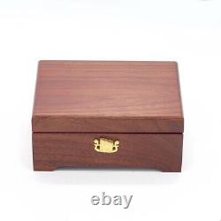 Wooden Music Box with 23 Note Metal Movement Play Happy Birthday Gift For her